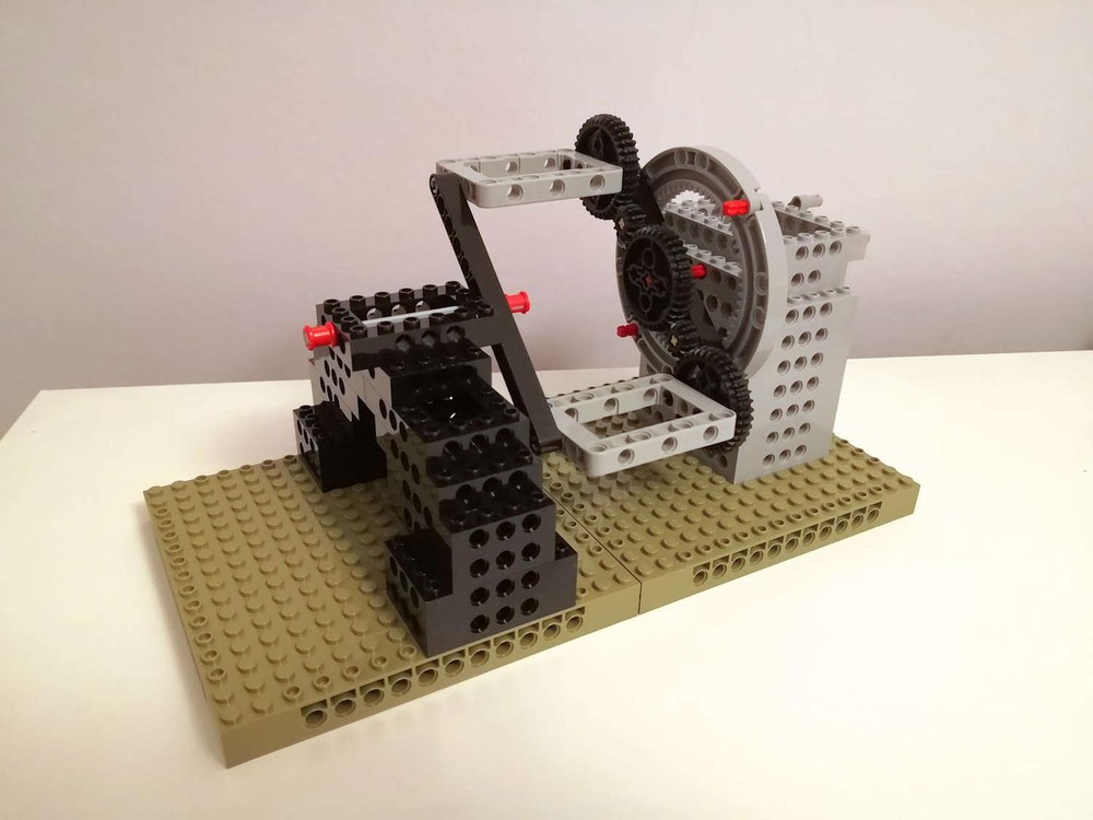 Lego Falkirk Wheel Mechanism Prototype
