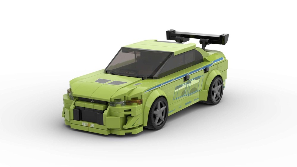 Lego 2 Fast 2 Furious - Paul Walker's / Brian O'Connors 2002 Mitsubishi Lancer Evolution VII