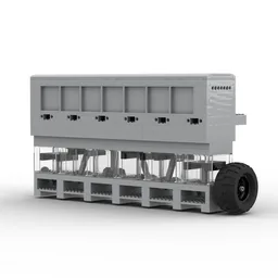 Inline 6 12 valve Lego Vacuum Engine
