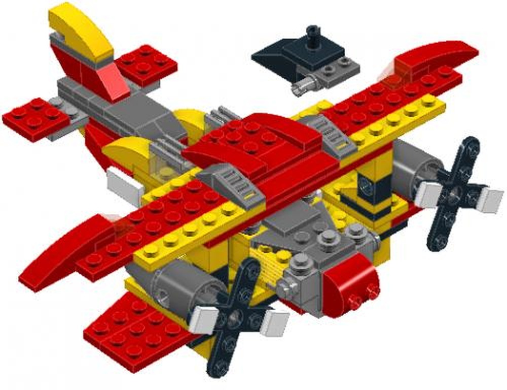 Lego 5866 dual prop plane