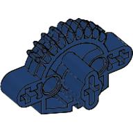 Lego Large Figure Skeletal, Torso, Gear 9 Tooth with 3 Axle Holes and 2 Holes (Matoran) / Dark Blue