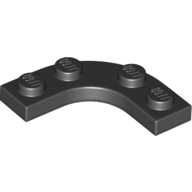 Lego Plate Round Corner 3 x 3 with 2 x 2 Round Cutout