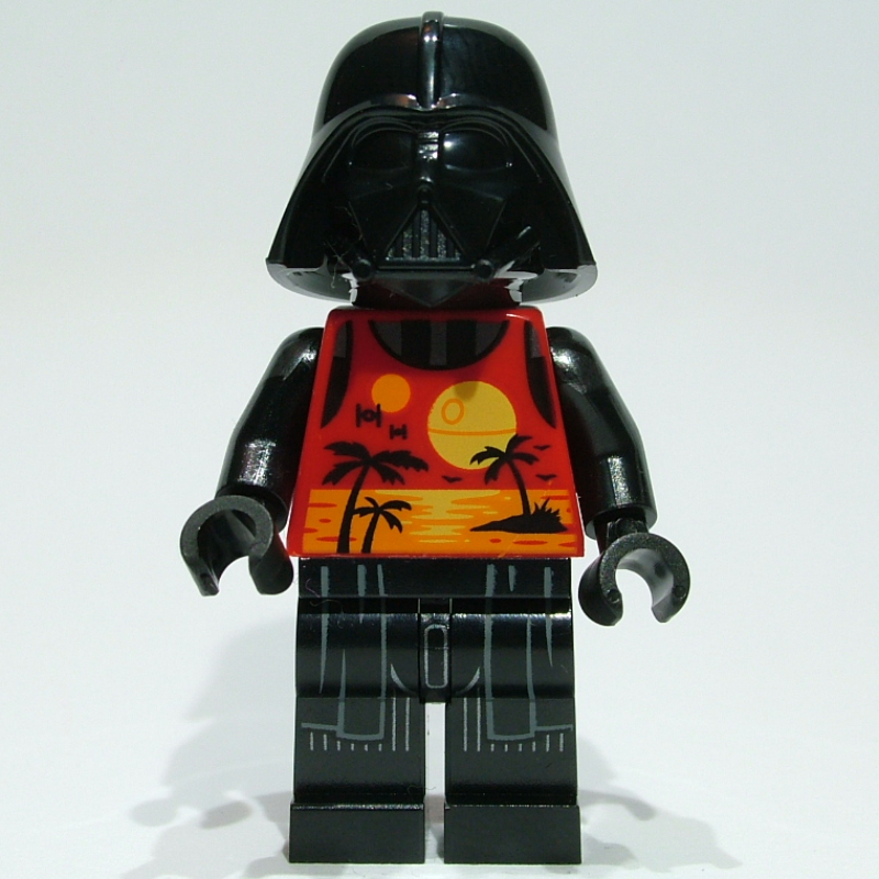 Lego Darth Vader, Vest with Sunset and Palm Tree Silhouettes