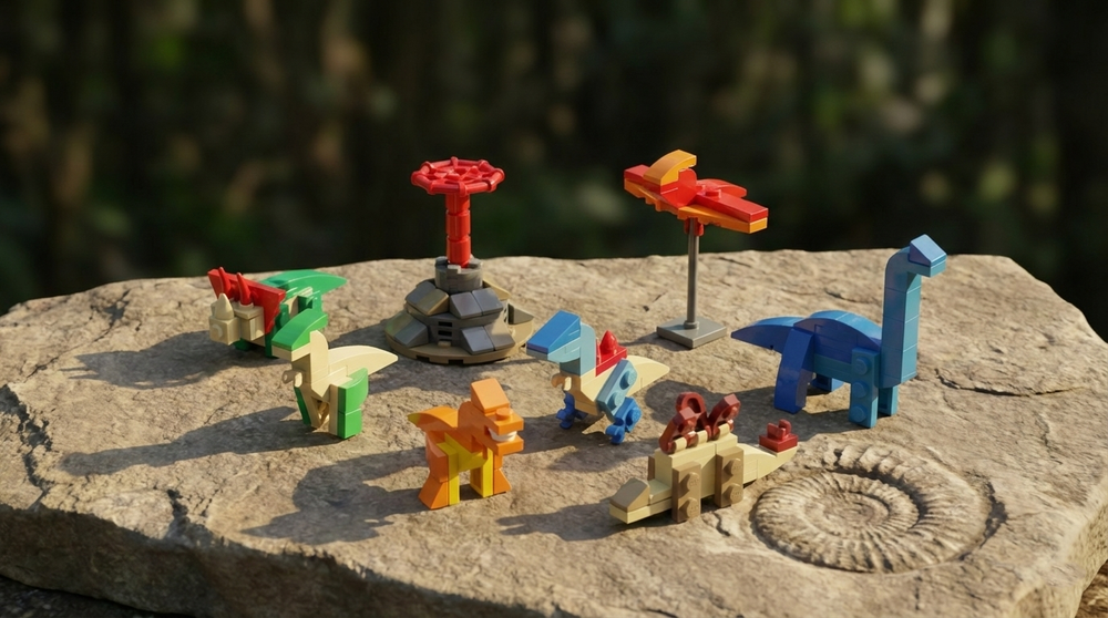 Lego The MiniDini project - Microscale dinosaurs