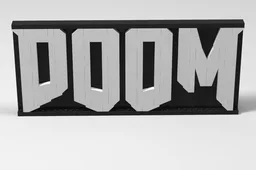 Doom Title plaque