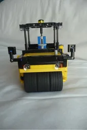 Tandem road roller