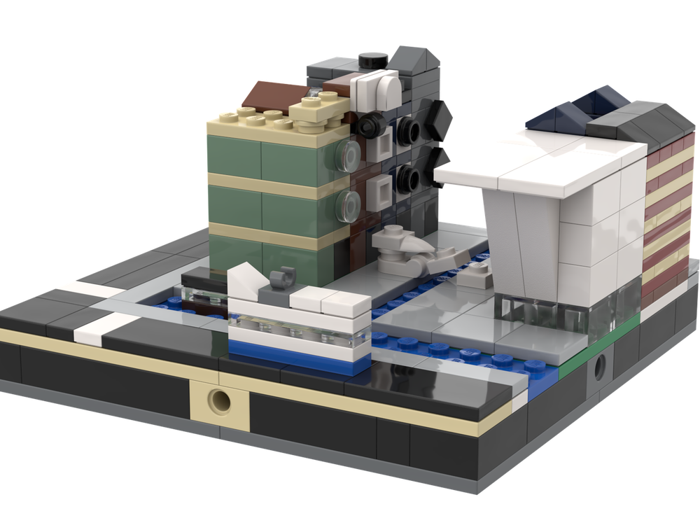 Lego Micropolis - Amsterdam Canals