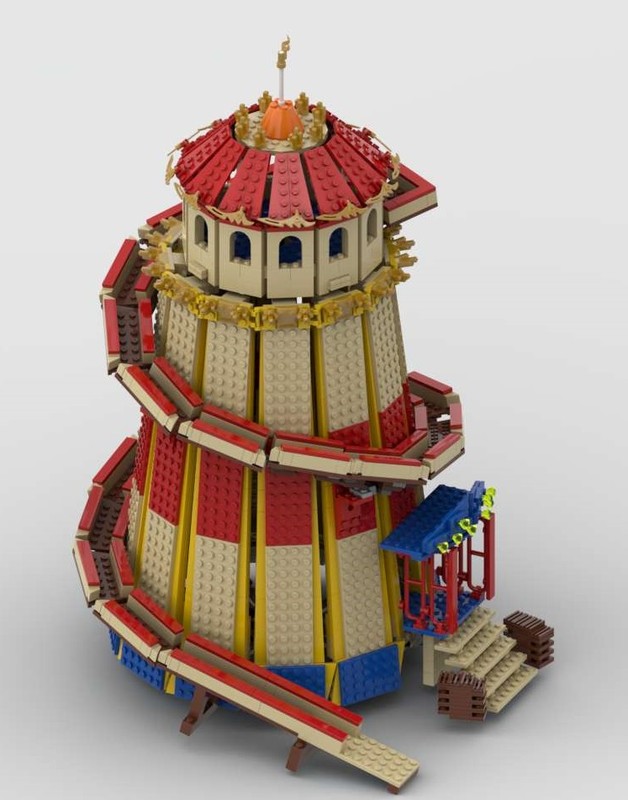 Lego Fairground Helter Skelter