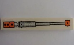 Tile 1 x 6 with Pneumatic Arm Pattern (Sticker) - Set 7693