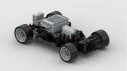 Basic Technic RC Chassis w/ Instructions