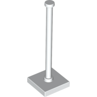 Lego Tile Special 2 x 2 with Bar and Stud / White