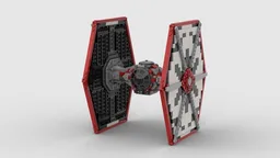 Imperial Tie Modification (Red, white & Black)