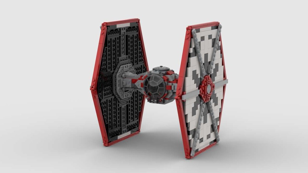 Lego Imperial Tie Modification (Red, white & Black)