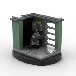 The Bat-man Opening Scene Diorama
