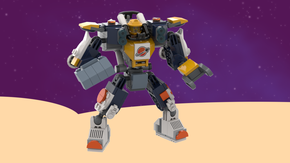 Lego CITY Space - Construction Mega-Mech (magazine)