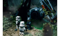 Crashed TIE-Fighter Diorama