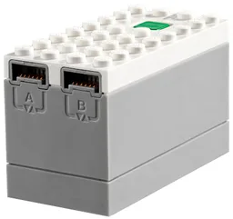 Electric 9V Battery Box Powered Up Bluetooth HUB with Light Bluish Gray Bottom