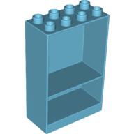 Lego Duplo Cabinet 2 x 4 x 5 / Medium Azure