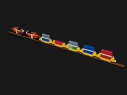 Micro Double Stack Cargo Train