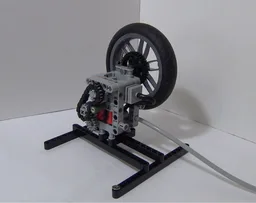 Lego pneumatic oppositional engine from fake engine