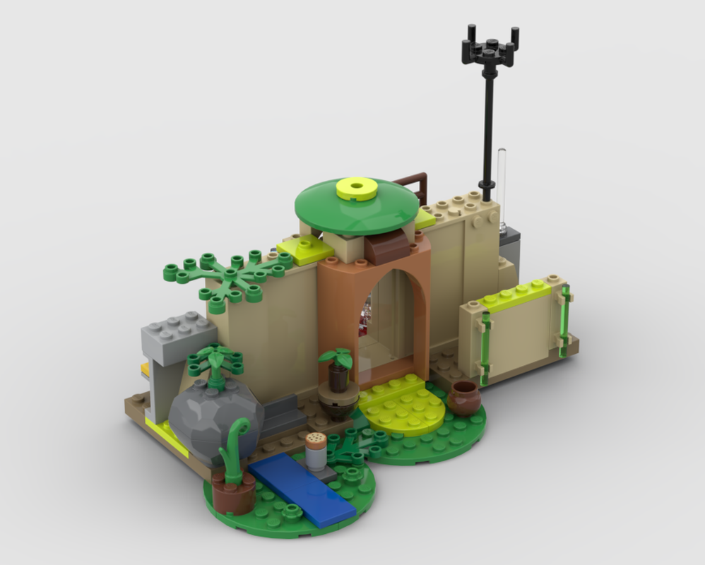 Lego Jungle Knight Temple Outpost 75358 (Alternate Build Tenoo J Temple)