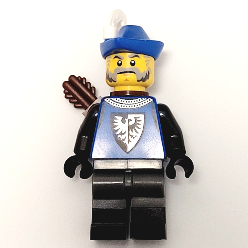 Lego Mountain Fortress Black Falcon Archer - Male