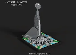 Scarif Tower Diorama