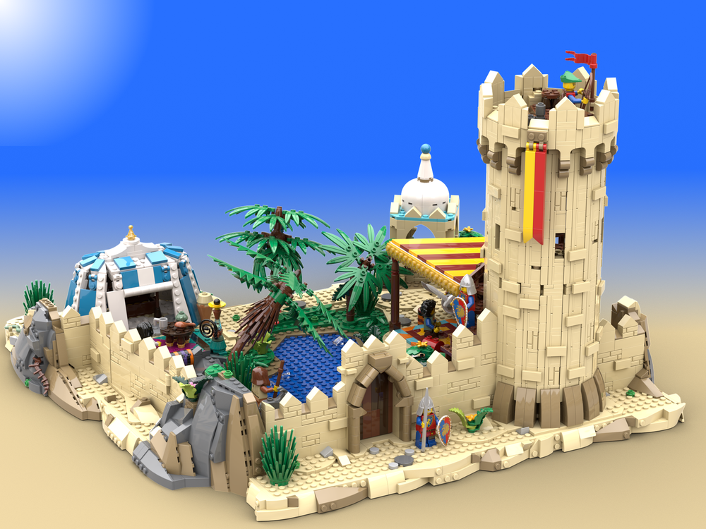 Lego Guarded Oasis