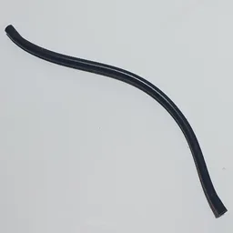 Hose, Pneumatic 4mm D. 18.125L / 14.5cm / Black
