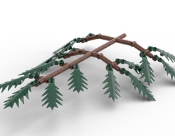 Spruce branch