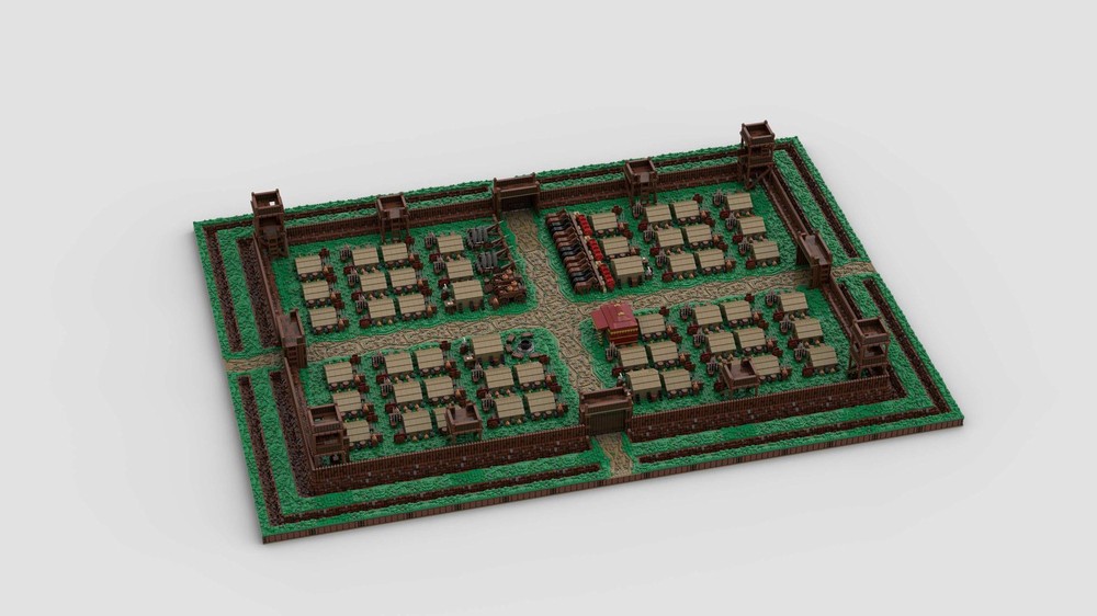 Lego Roman Field Camp (scalable and modular)