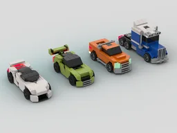 Car pack #1 (1:55 scale)