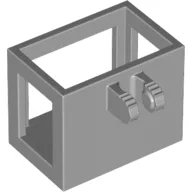 Crane Basket 2 x 3 x 2 with Locking Hinge Fingers / Light Bluish Gray