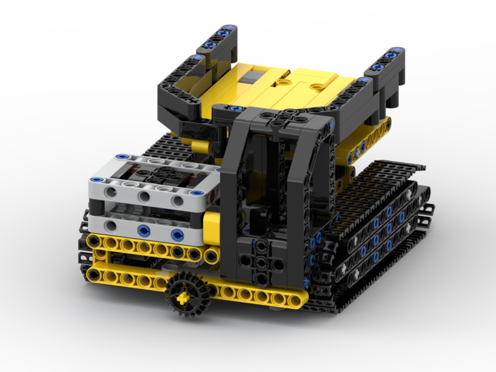 Lego Mid Scale Tracked Dumper With Gearbox