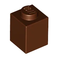 Brick 1 x 1 / Reddish Brown
