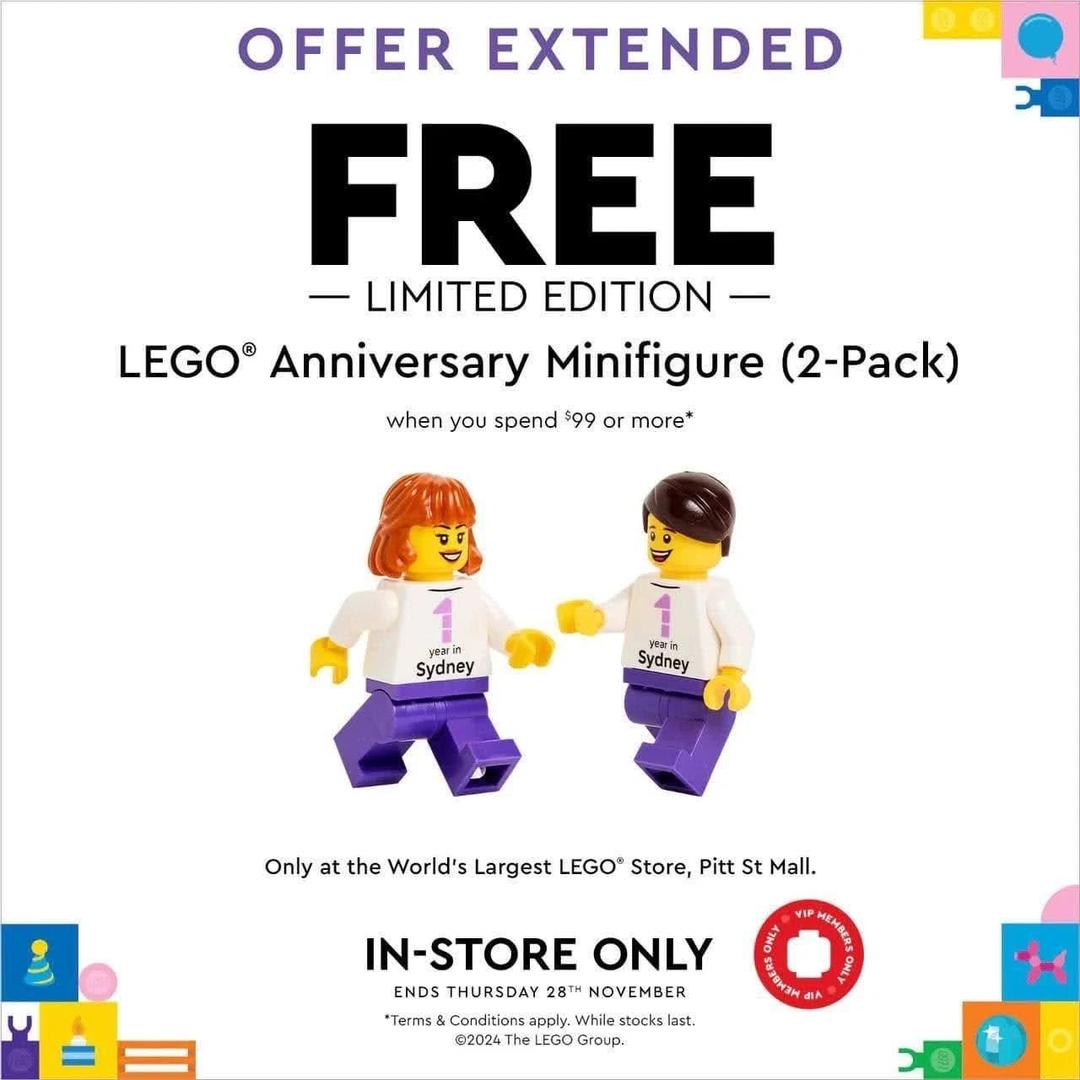 Lego Sydney Anniversary Minifigures