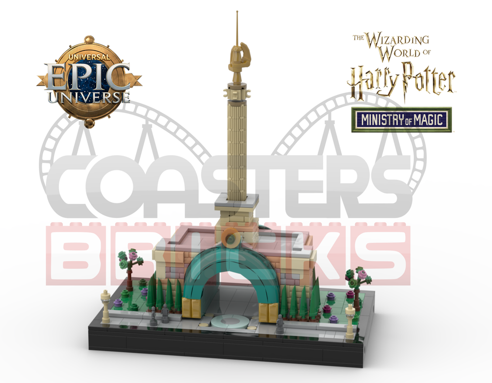 Lego MINISTRY OF MAGIC PORTAL - Universal's Epic Universe