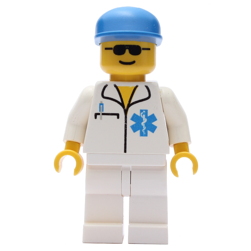 Lego Doctor - EMT Star, Blue Cap
