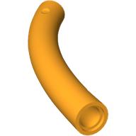 Lego Animal Body Part / Plant, Tail / Neck / Branch / Trunk, Middle Section with Pin Holes / Bright Light Orange