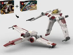 V-19 Torrent & Z-95 Headhunter Starfighters - Alternate Build of 75432 & 75402