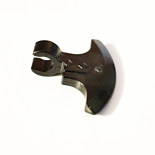 Lego Weapon Axe Head, Clip-on (Viking) [Thin Clip] / Black