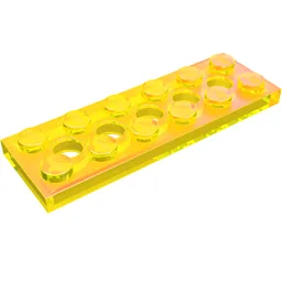 Technic Plate 2 x 6 [5 Holes] / Trans-Yellow