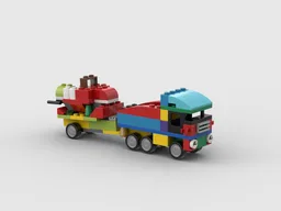11001 Truck and motorboat