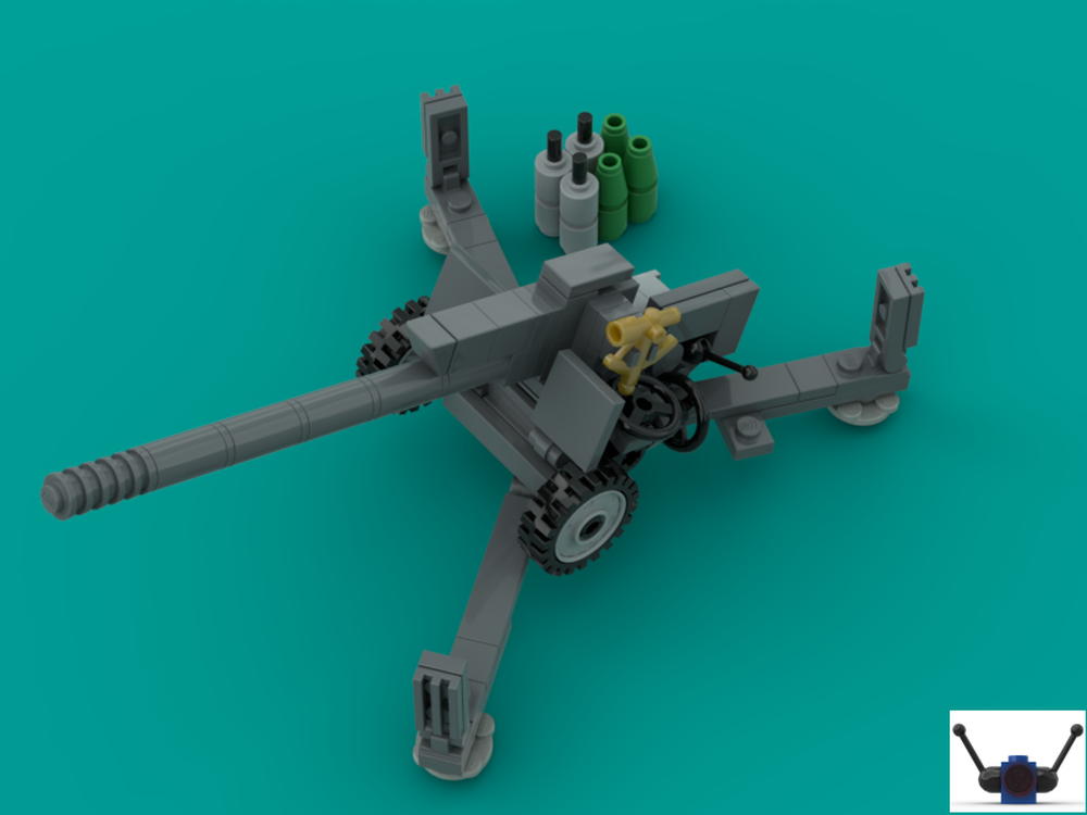 Lego D-30 Field Gun