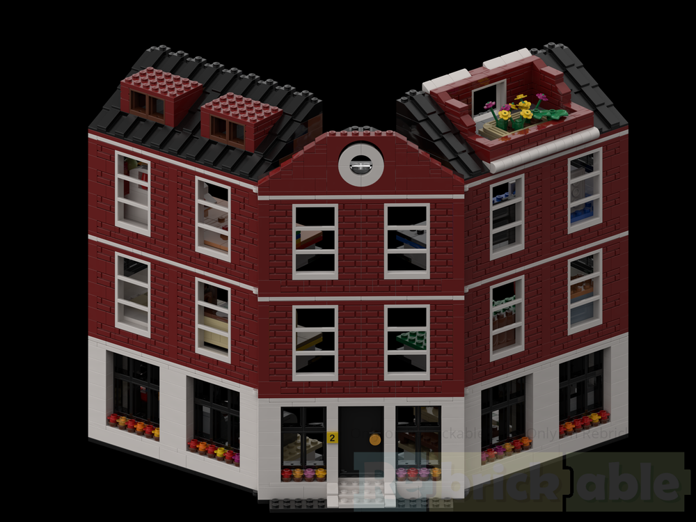 Lego Modular 4-Story House