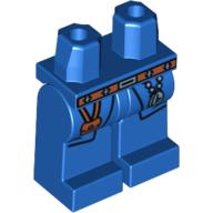 Lego Hips and Blue Legs with Kingdoms Blue Wizard Print / Blue
