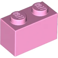Brick 1 x 2 / Bright Pink