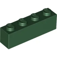Brick 1 x 4 / Dark Green