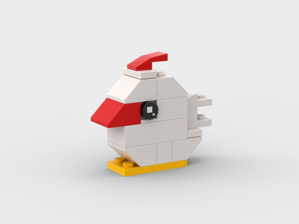 Lego Pixel Rooster
