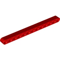 Technic Beam 1 x 13 Thick / Red